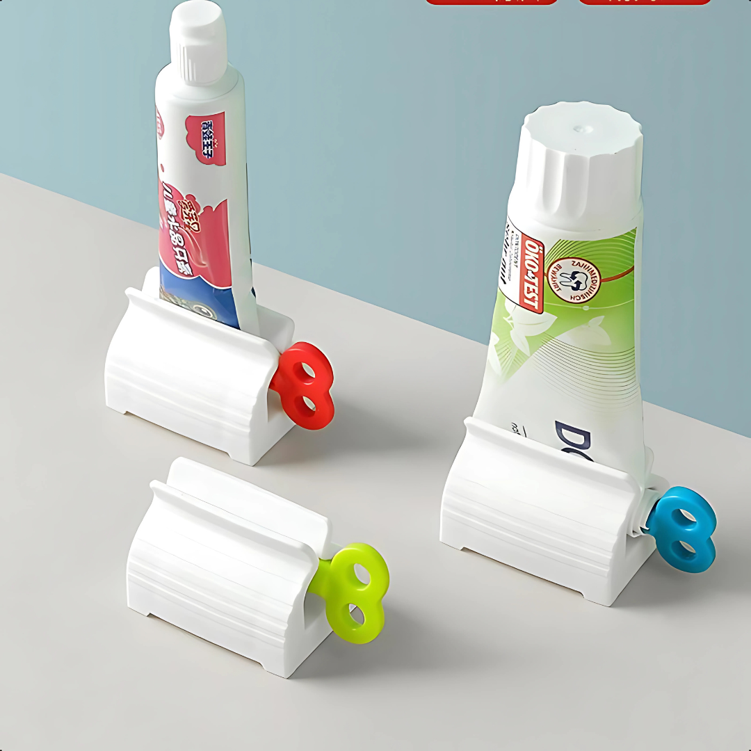 DOS EXPRIMIDORES DE PASTA DENTAL (PACK X4) – Ahorra cada gota sin esfuerzo