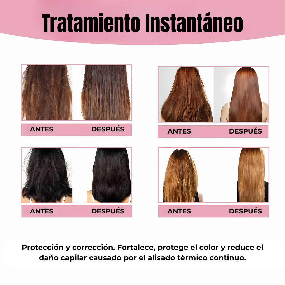 CREMA ALISADORA KERATINA COLÁGENO – Cabello liso, brillante y sin frizz