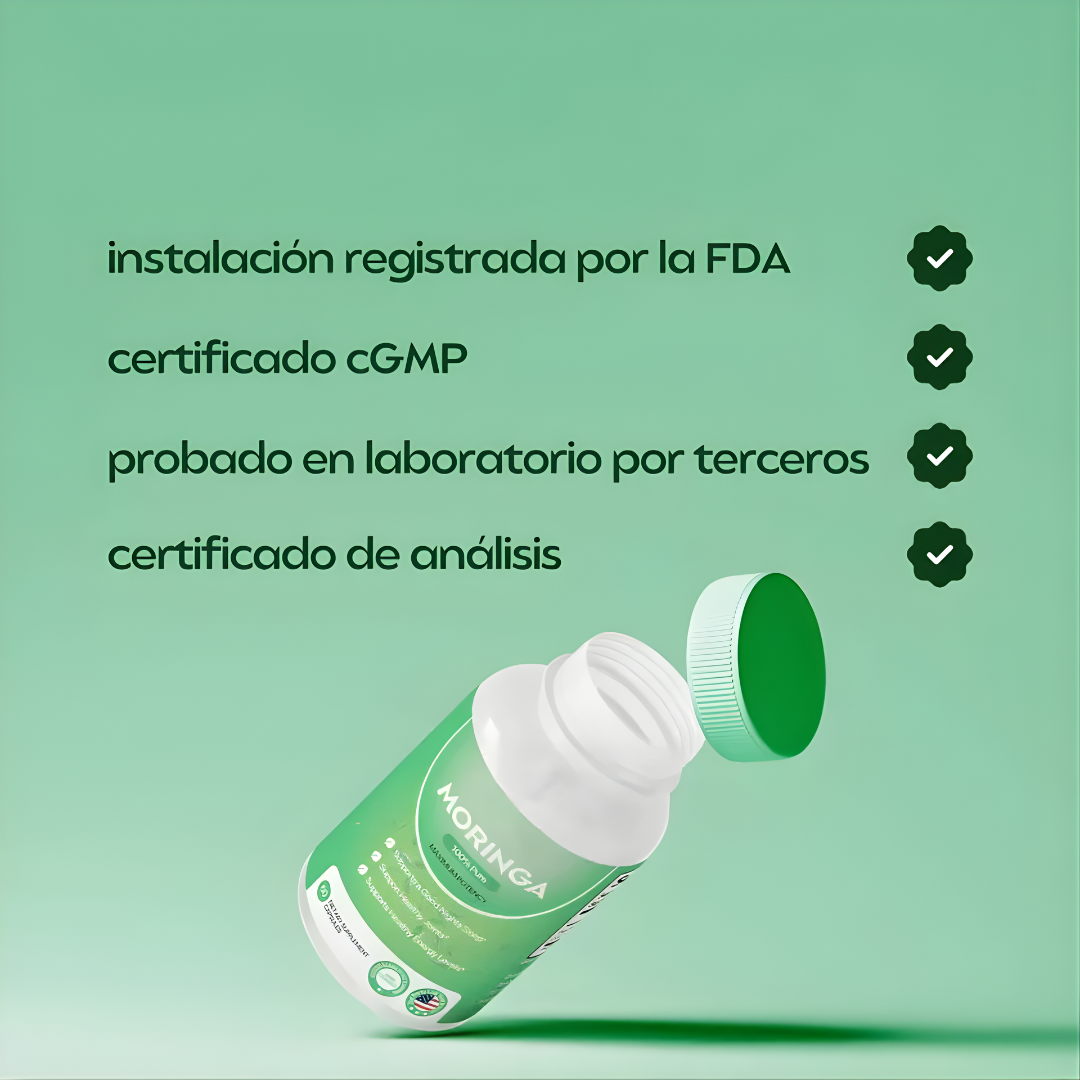 MORINGA – Energía natural, metabolismo activo y bienestar completo desde una sola cápsula