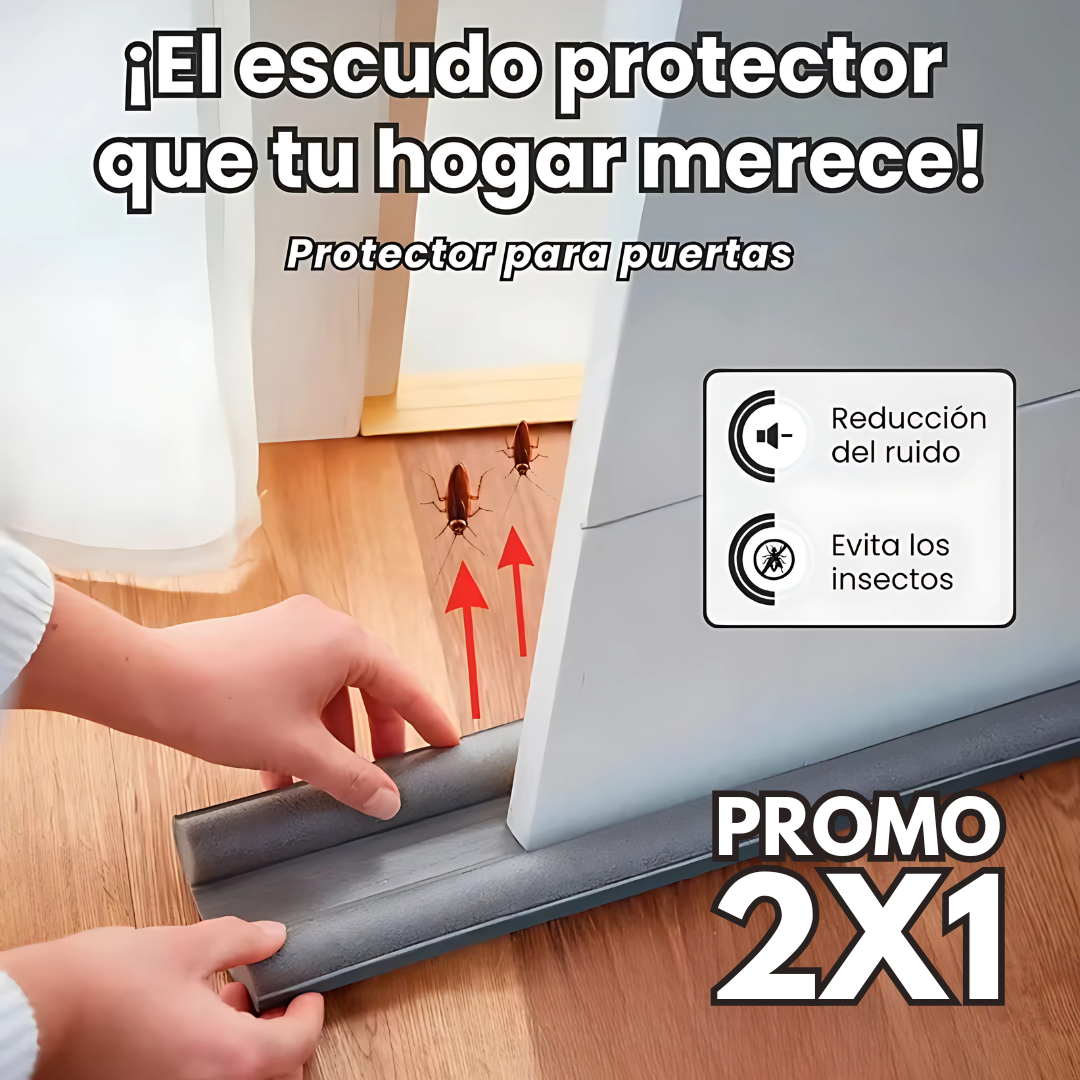Aislamiento para Debajo de la Puerta (Pack 2 Und.) – Bloquea el frío, el ruido y el polvo con facilidad