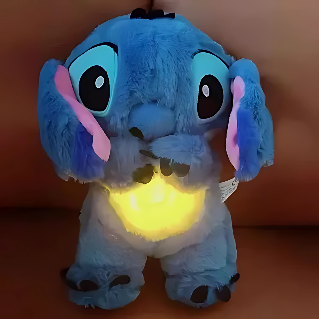 PELUCHE STITCH RELAX – Respiración guiada para dormir mejor y relajarte