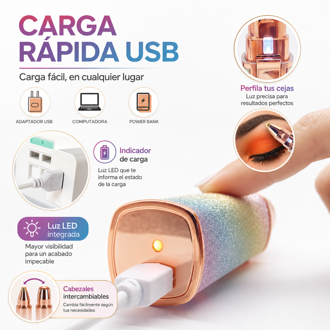 DEPILADOR DAMA COLORES – Depilación facial práctica, precisa y sin complicaciones