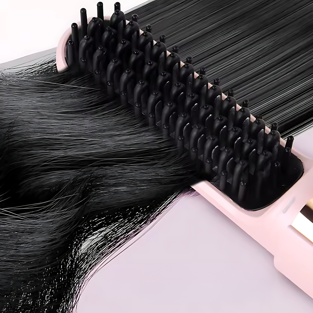 CEPILLO ALISADOR | SUAVIDAD Y BRILLO EXTREMO – Cabello liso en minutos