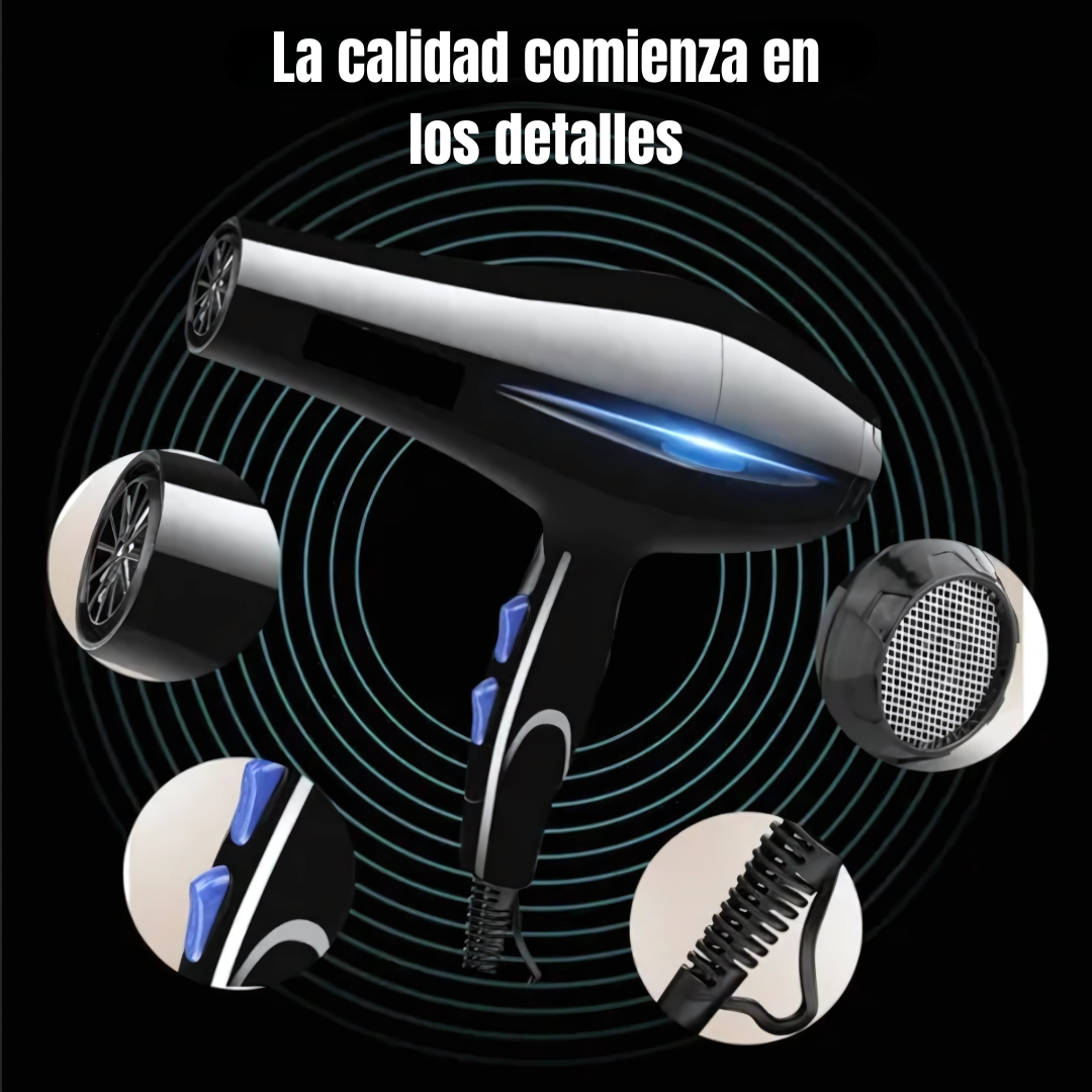 SECADORA DE CABELLO PROFESIONAL – Potencia y cuidado en un solo equipo