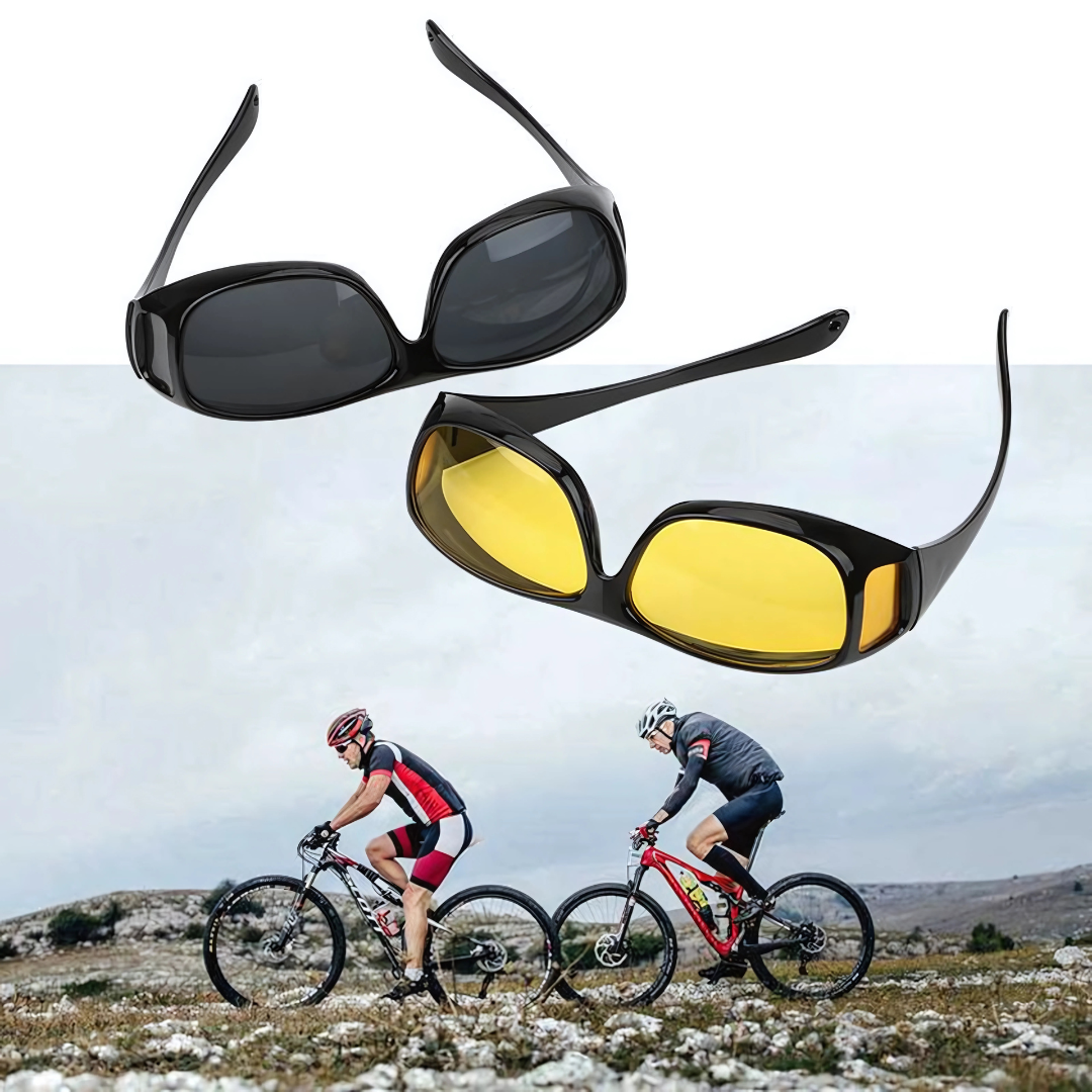 GAFAS HD VISION 2X1 – Visión clara y protección total en todo momento