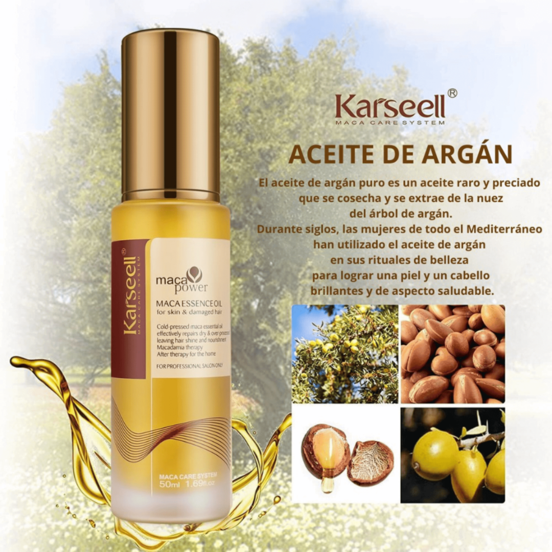 GOTAS PARA CABELLO KARSEELL – Nutrición intensa y brillo irresistible