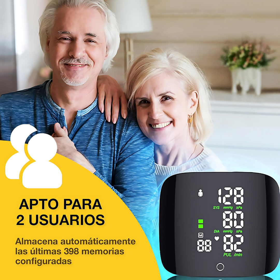 MONITOR DE PRESIÓN ARTERIAL EN MUÑECA – Control rápido y preciso