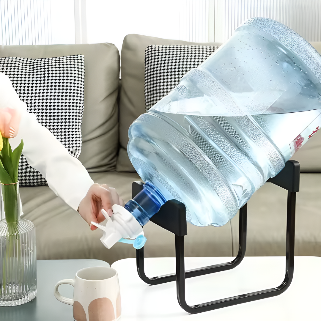 SOPORTE DISPENSADOR AGUA – Organización, estabilidad y altura perfecta para tu botellón