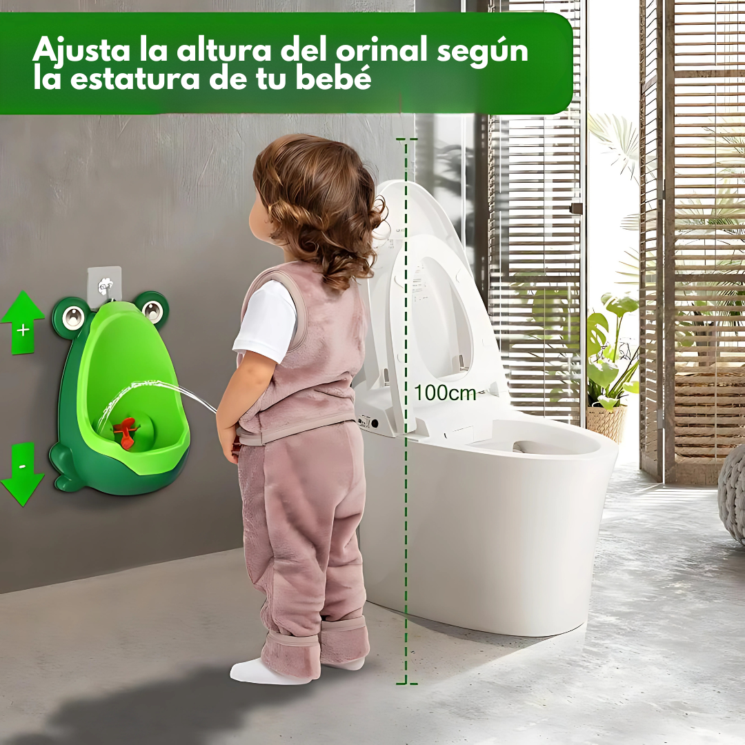 URINAL INFANTIL RANA – ¡Haz del aprendizaje un juego divertido!