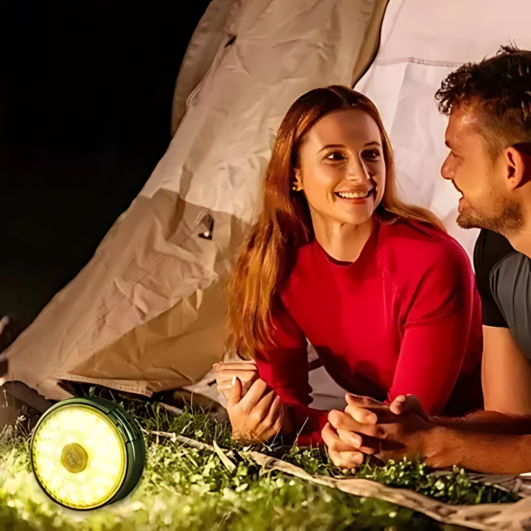 LÁMPARA ENROLLABLE PORTÁTIL – Iluminación potente y compacta para cualquier aventura
