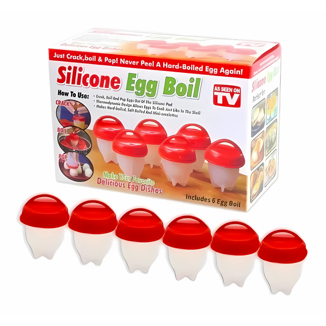 MOLDE HUEVOS SILICONA (Pack*6) – Cocina práctica y sin complicaciones