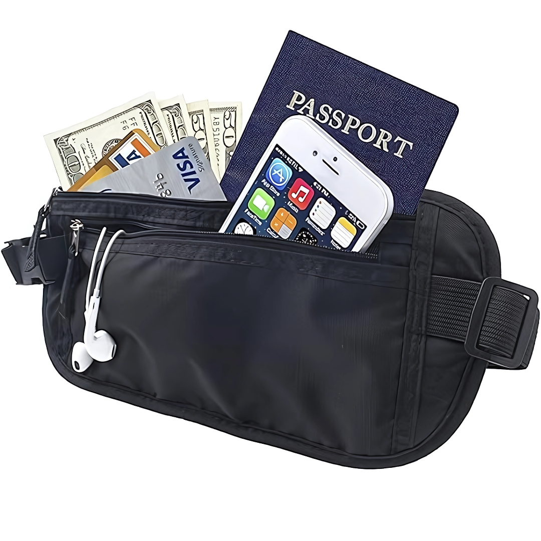 BOLSA DE CINTURA OCULTA – Seguridad y discreción al viajar