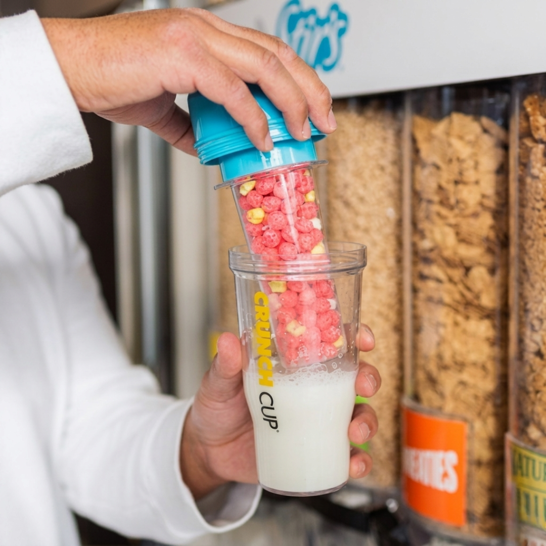 CRUNCH CUP — Tu desayuno crujiente y sin caos en cualquier lugar
