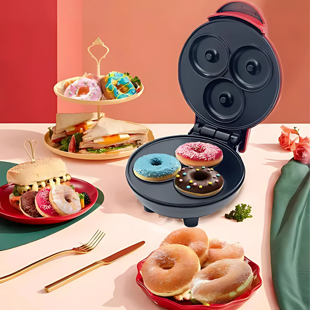 MÁQUINA DE DONAS CASERAS – Disfruta postres deliciosos en minutos