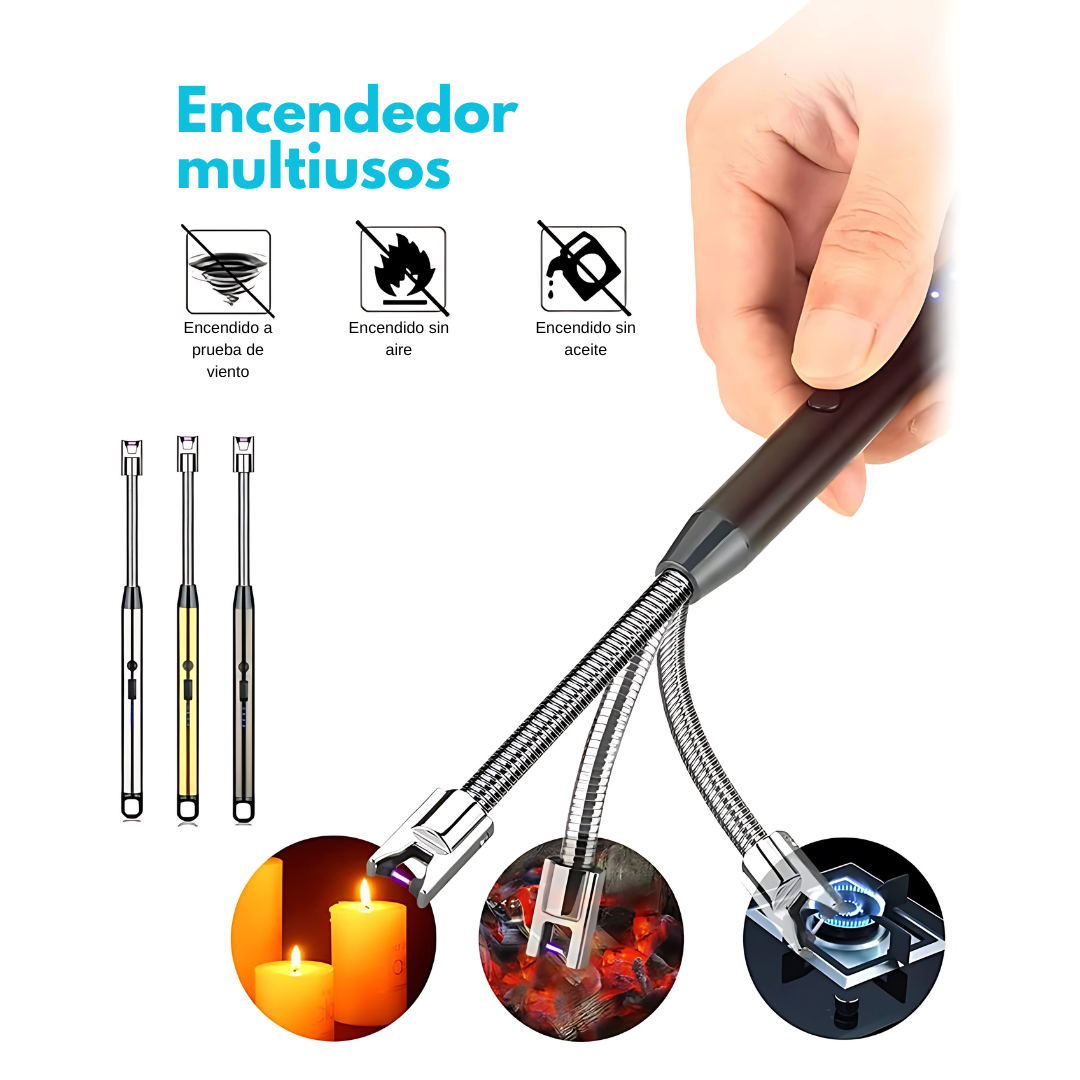 ENCENDEDOR ELÉCTRICO – Prende todo sin gas, sin flama y sin complicaciones