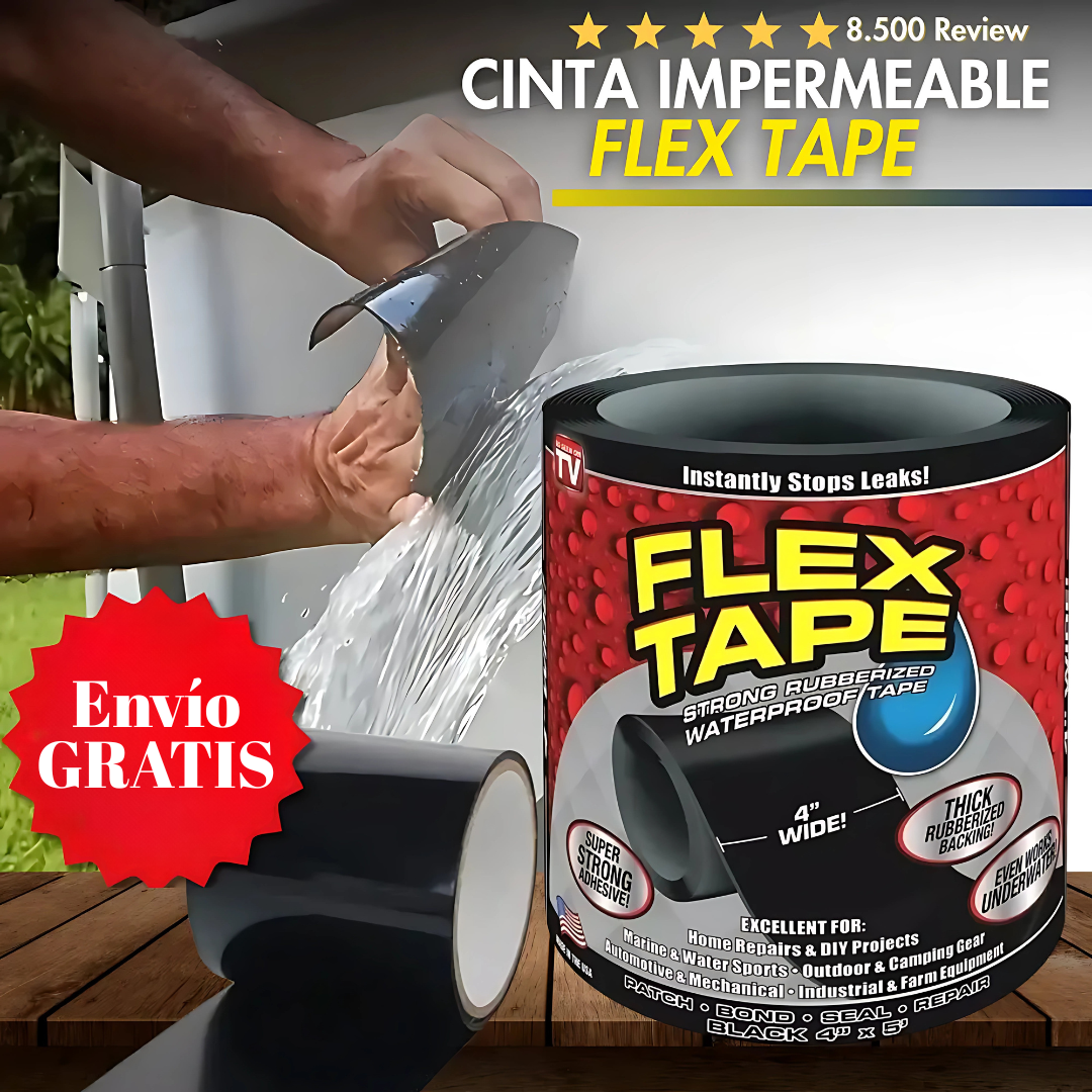 SELLADOR FLEX TAPE – Repara, sella y protege al instante