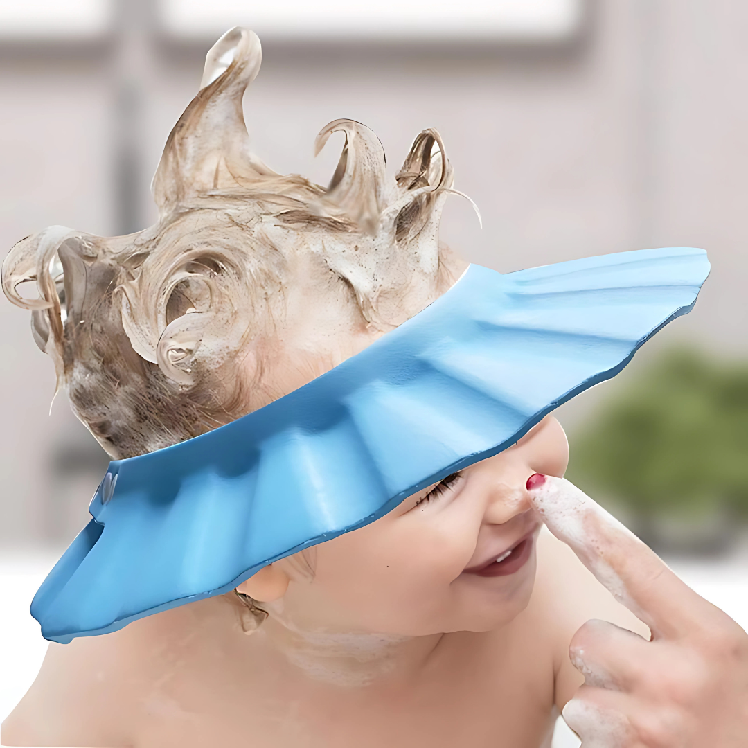 GORRO DE BAÑO PARA NIÑOS – Baños sin lágrimas ni molestias