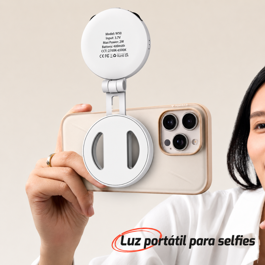 ARO DE LUZ MAGNÉTICO — Haz que tus videos se vean más profesionales en segundos