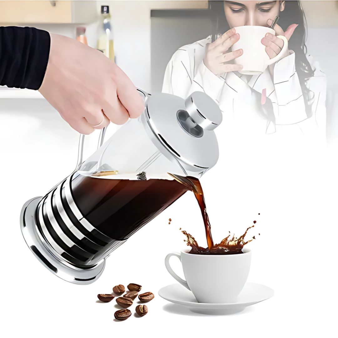 PRENSA FRANCESA – Café y té con sabor intenso, preparación simple y experiencia tipo barista en casa
