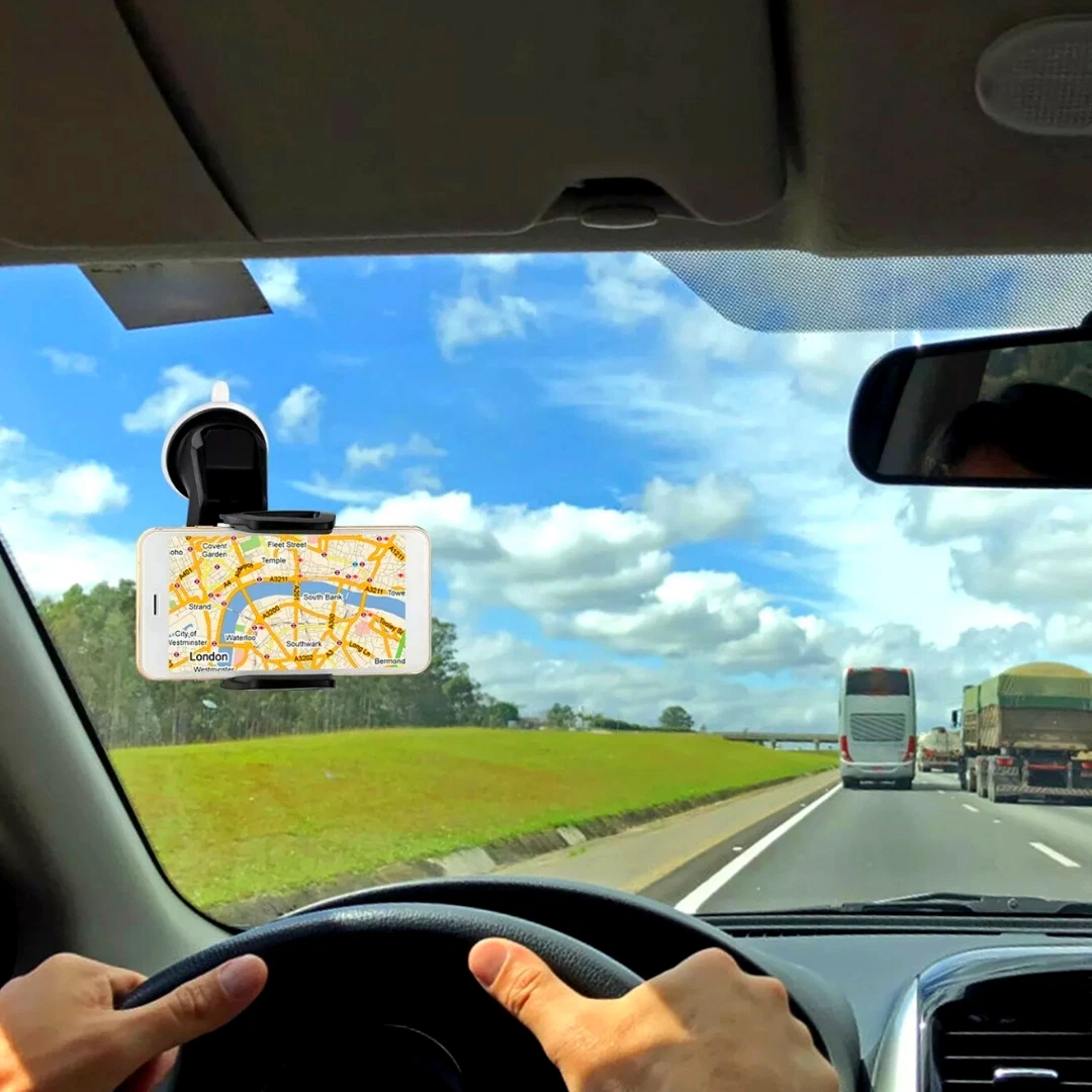SOPORTE DE TELEFONO UNIVERSAL PARA VEHICULO – Conduce con seguridad, visión estable y control total del camino