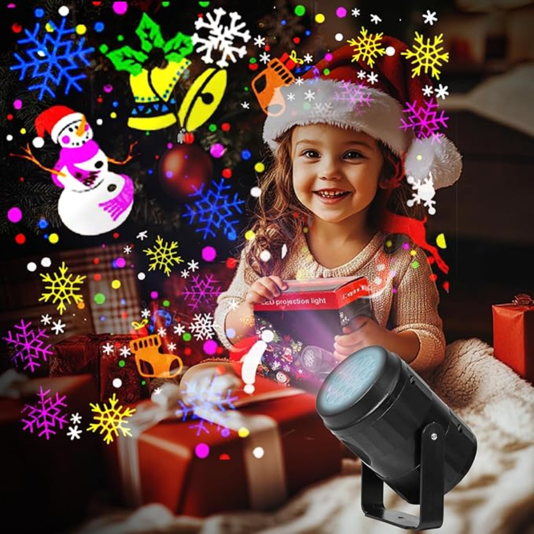 PROYECTOR NAVIDEÑO – Magia, color y espíritu festivo en cada rincón