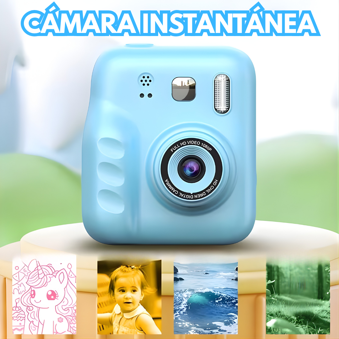 CÁMARA INSTANTÁNEA – Captura momentos únicos, imprime recuerdos y revive emociones al instante