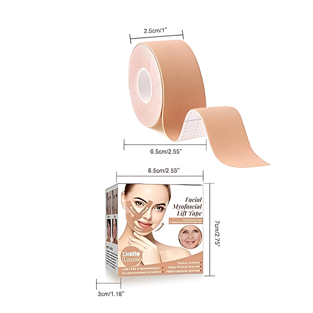LIFT TAPE FACIAL (PACK X2) – Efecto lifting instantáneo sin cirugía ni dolor