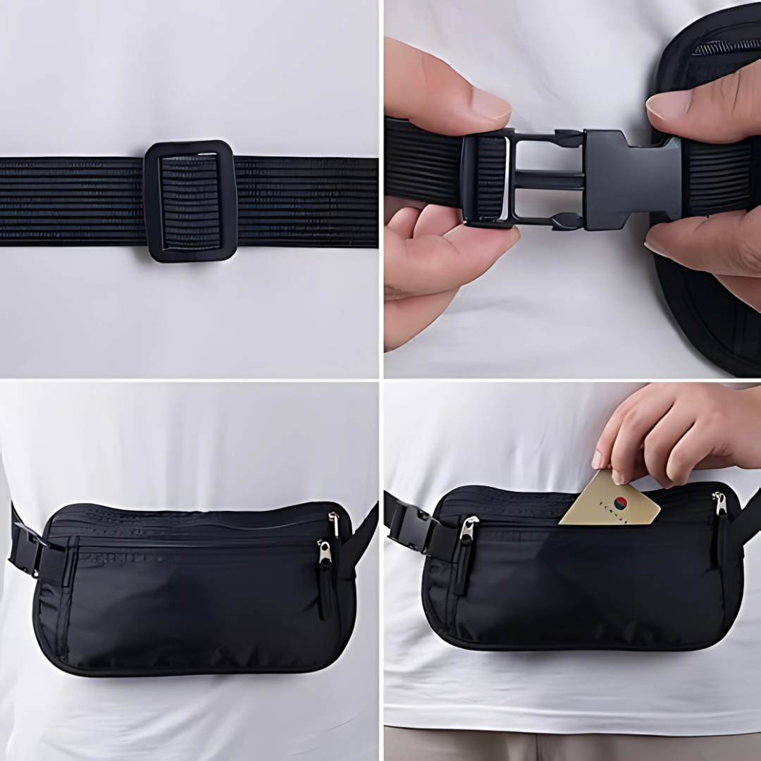 BOLSA DE CINTURA OCULTA – Seguridad y discreción al viajar