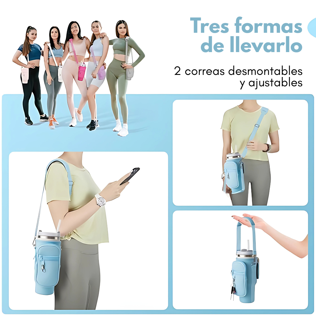 ESTUCHE PARA TERMO – Lleva tu bebida favorita a todas partes con comodidad