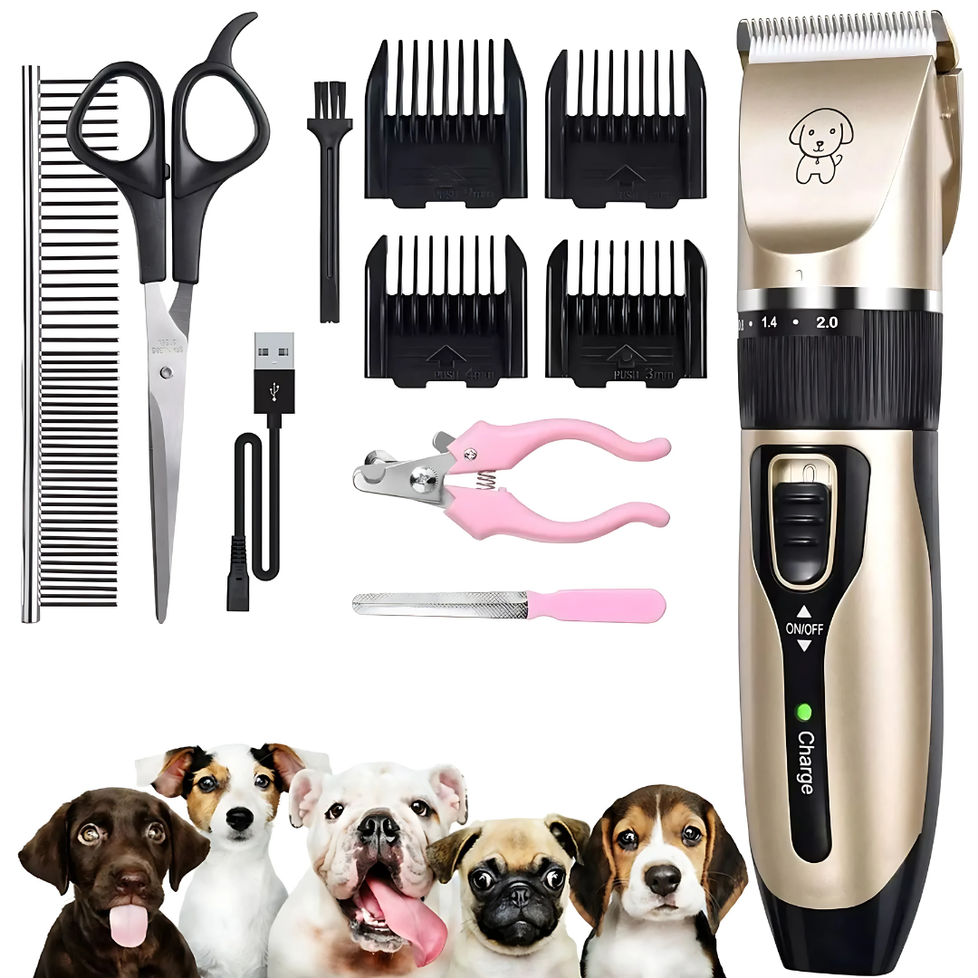 KIT DE CORTE PARA MASCOTAS HAPPY – Corte silencioso y preciso en casa