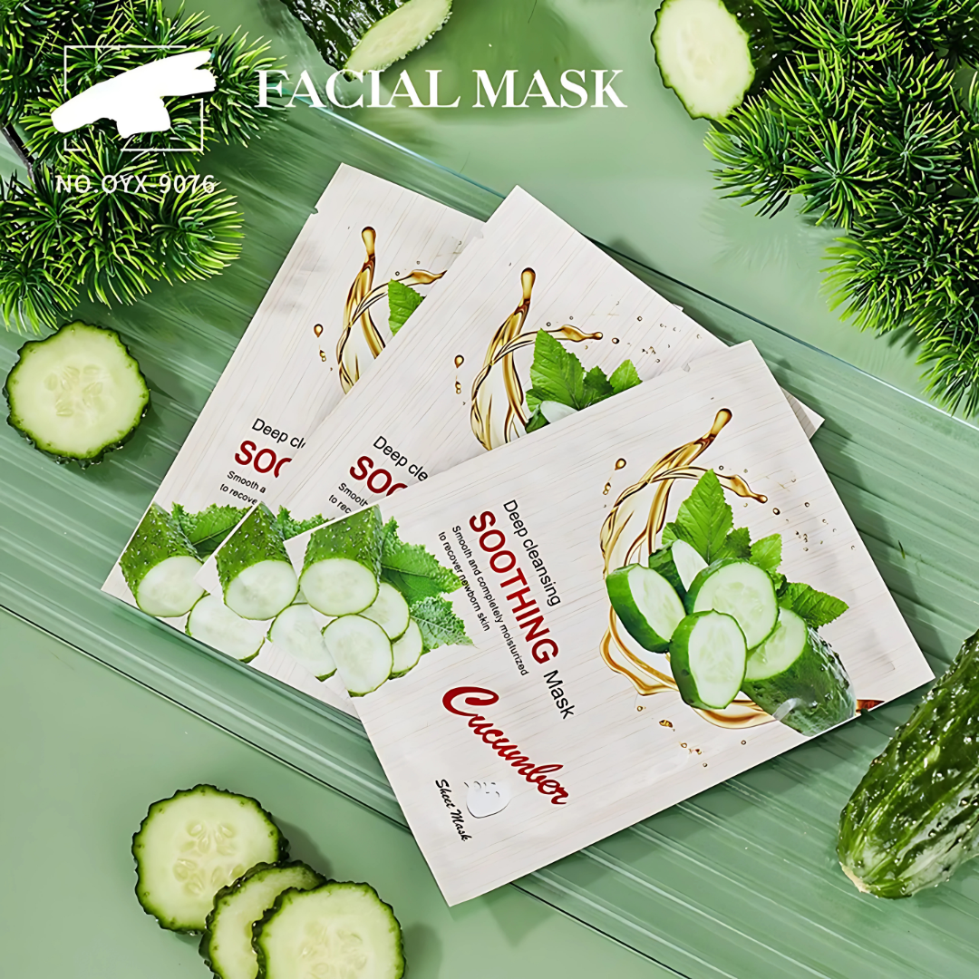 MASCARILLA FACIAL DE PEPINO OYAX – Refresca, hidrata y revitaliza tu piel al instante