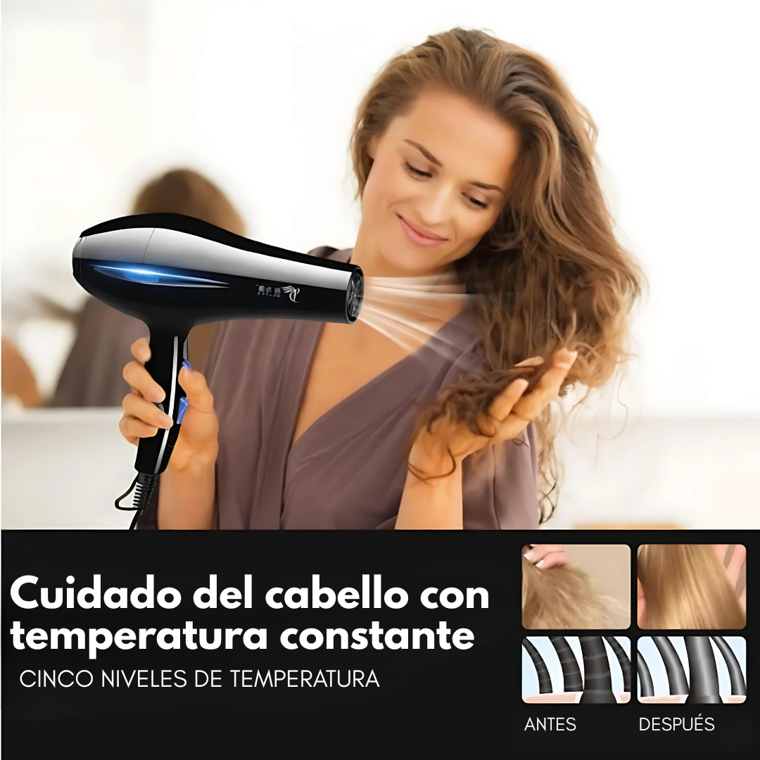 SECADORA DE CABELLO PROFESIONAL – Potencia y cuidado en un solo equipo