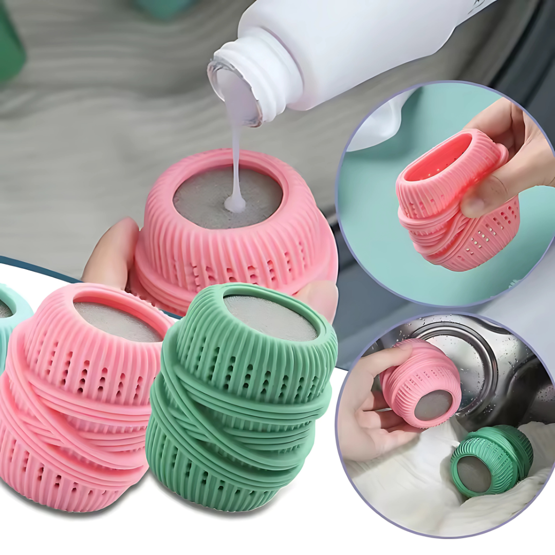 PELOTAS DESENREDANTES PARA LAVADORA (PACK*2) – Ropa más limpia, sin nudos ni pelusas