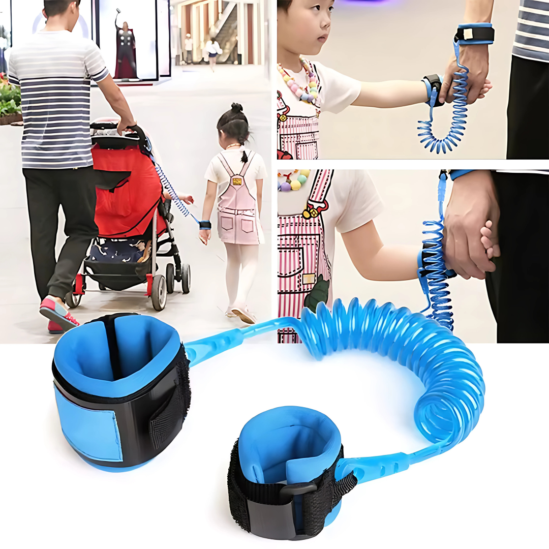 BRAZALETE DOBLE ANTIPÉRDIDA – Seguridad y libertad para ti y tu pequeño
