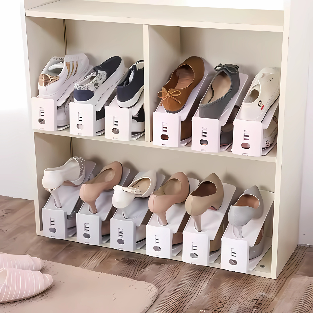 CLIP ORGANIZADOR PARA ZAPATOS (PACK*2) – Ahorra espacio y mantén tus zapatos siempre ordenados