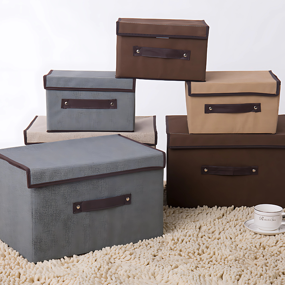 KIT DE CAJAS ORGANIZADORAS DE TELA – Orden práctico y versátil