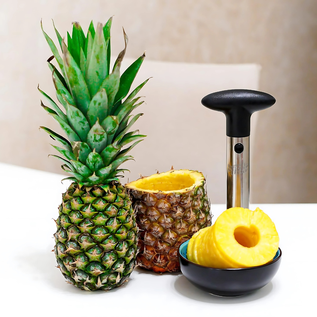 CORTADOR DE PIÑA – Trozos perfectos en segundos sin desorden ni esfuerzo