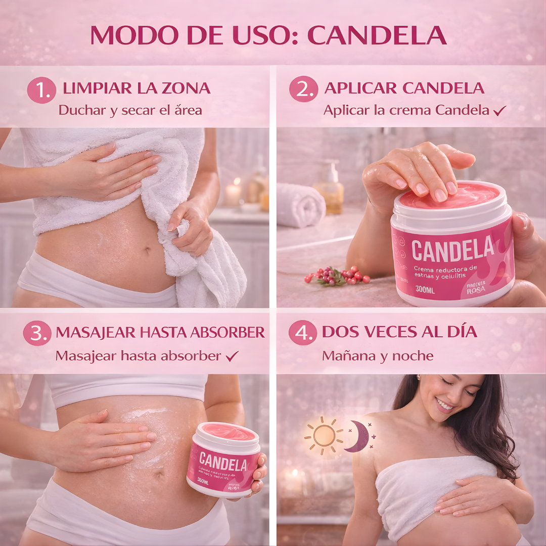 CANDELA CREAM – Firmeza visible, piel renovada y cuidado profundo desde la primera aplicación