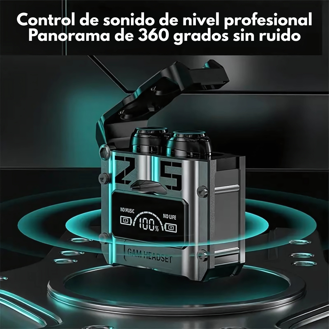 AURICULARES INALÁMBRICOS M25 – Sonido potente, estilo gamer y libertad total