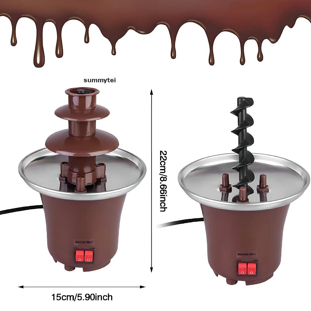FUENTE DE CHOCOLATE ELÉCTRICA – Diversión y sabor en cada reunión