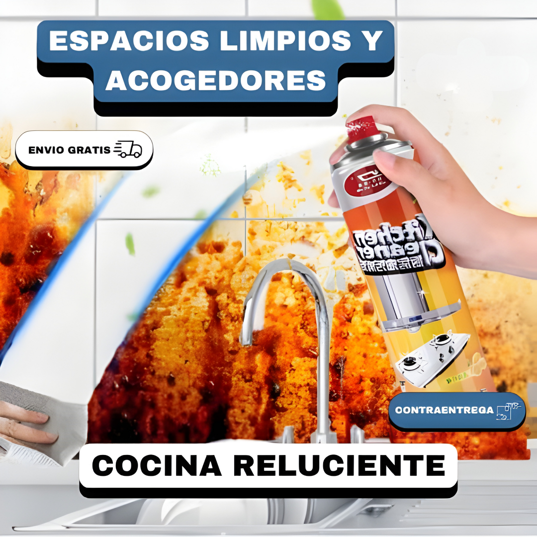 ESPUMA KITCHEN CLEANER – Limpieza profunda sin esfuerzo y sin enjuague