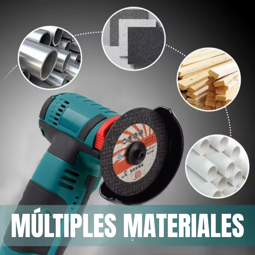 ESMERIL INALÁMBRICO – Corta, pule y desbarba metal, madera y más desde cualquier rincón de tu casa — sin cables ni complicaciones