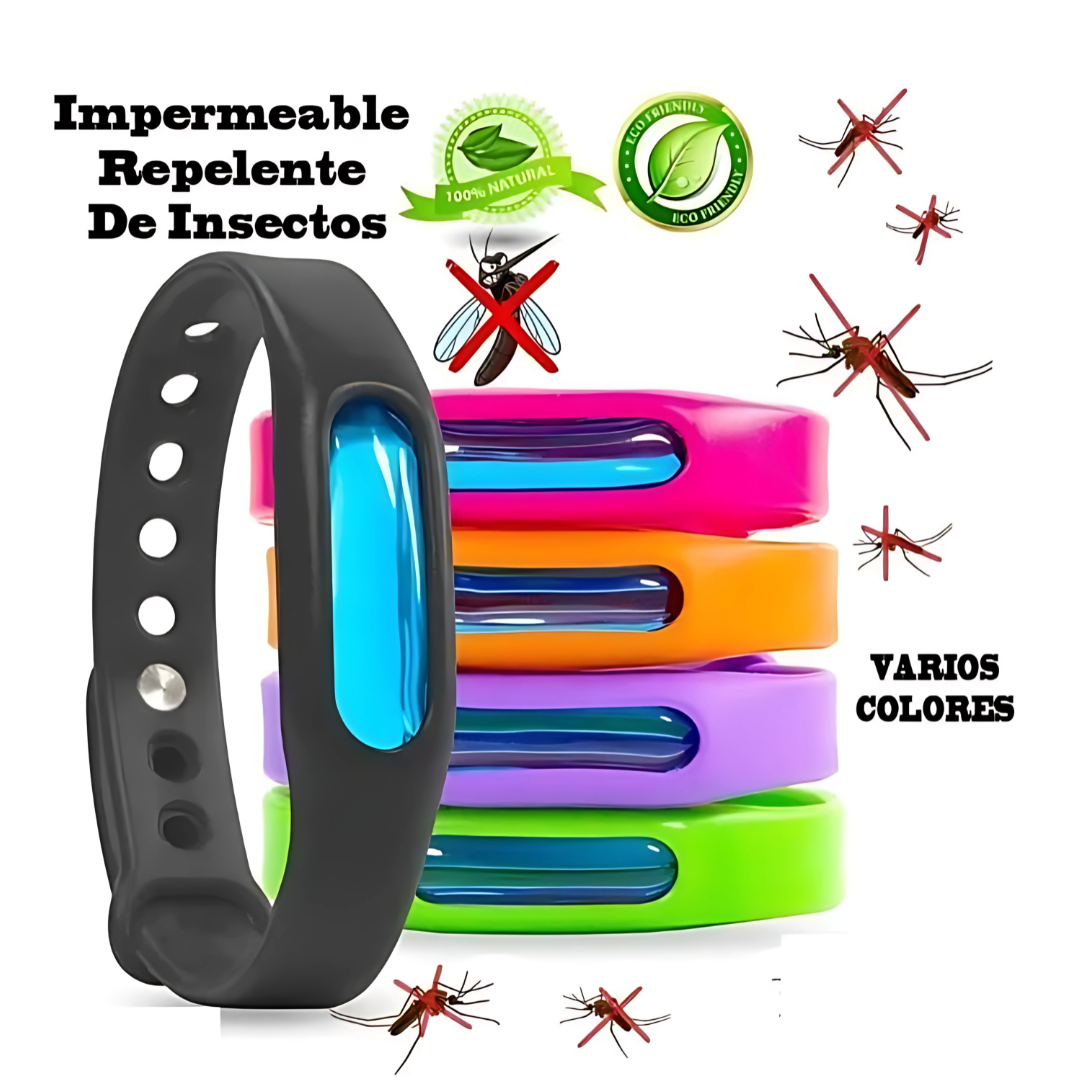 Pack x3 Und.Pulsera Antimosquitos BuzzShield - Viaja sin preocupaciones: adiós a las picaduras en cada destino.
