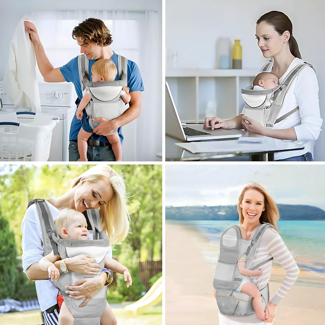Arnés Ergonómico CuddlePack - Lleva a tu bebé con suavidad y comodidad todo el día.