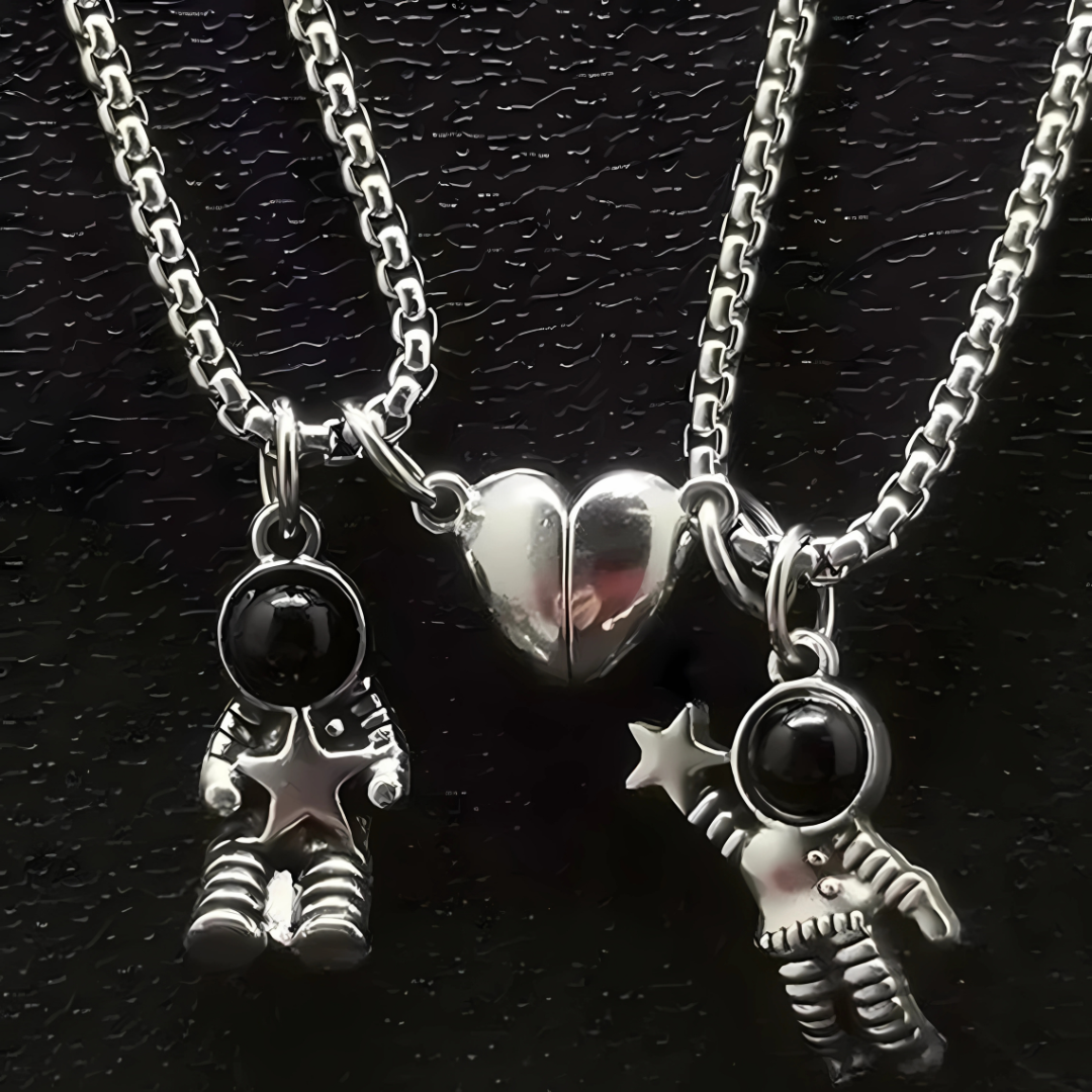 Collar Pareja Stellar Souls - Porque dos almas que brillan juntas nunca se pierden en el universo.