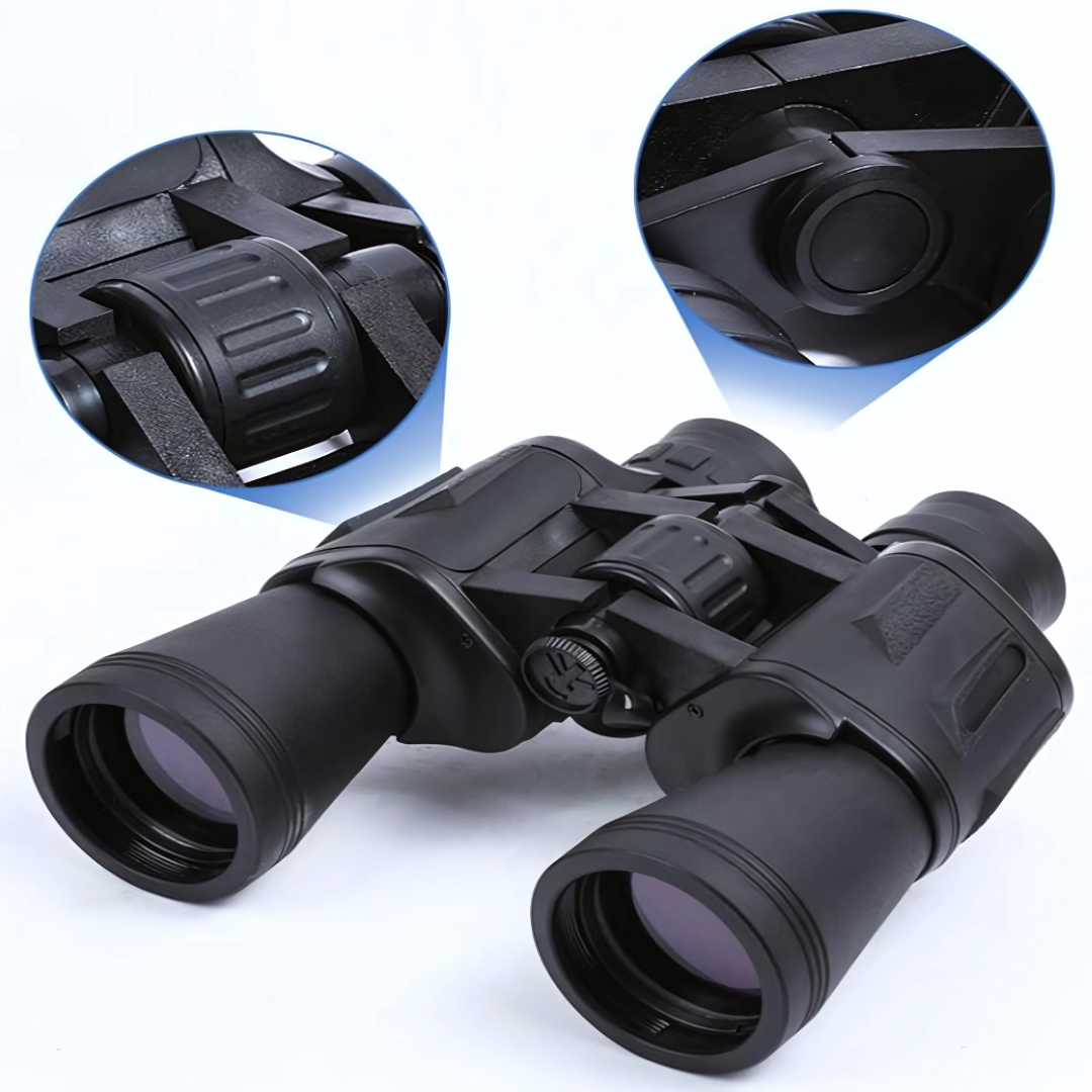 Binoculares 20x50 - Nitidez y resistencia para exteriores: ideal para viajes, caminatas o vigilancia.