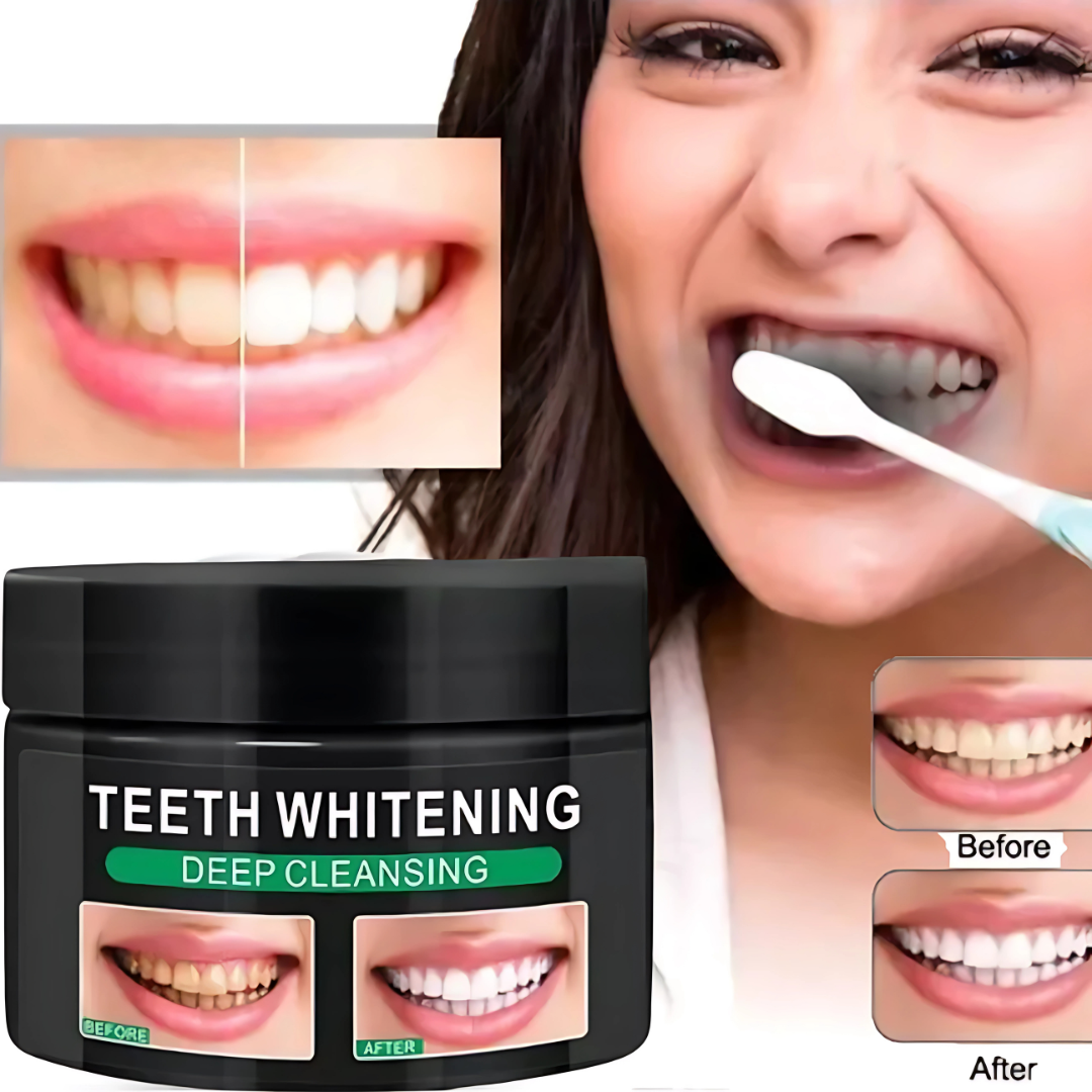 Blanqueador Dental CharGlow - Una sonrisa más brillante en días, sin químicos agresivos ni peróxido.