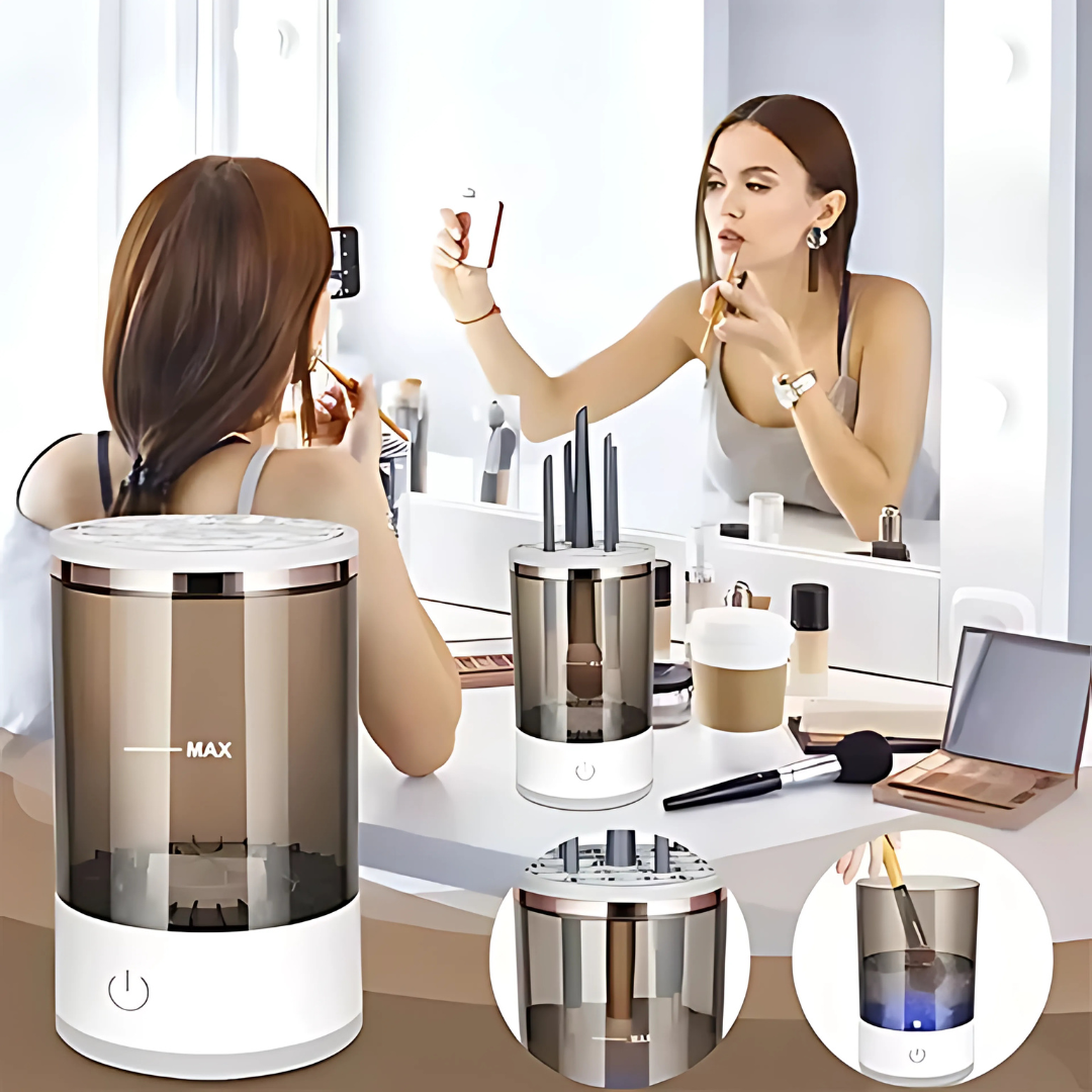 Limpia Brochas GlamSweep™ - Brochas impecables, maquillaje perfecto todos los días.