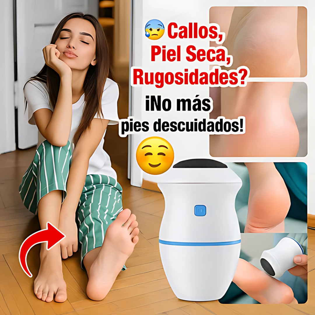 REMOVEDOR DE CALLOS ELÉCTRICO – Pies suaves sin esfuerzo desde la primera pasada