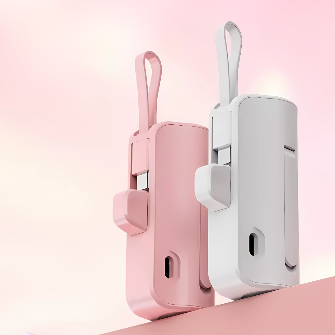 Mini Cargador Portátil – Carga rápida al instante, sin cables ni enredos
